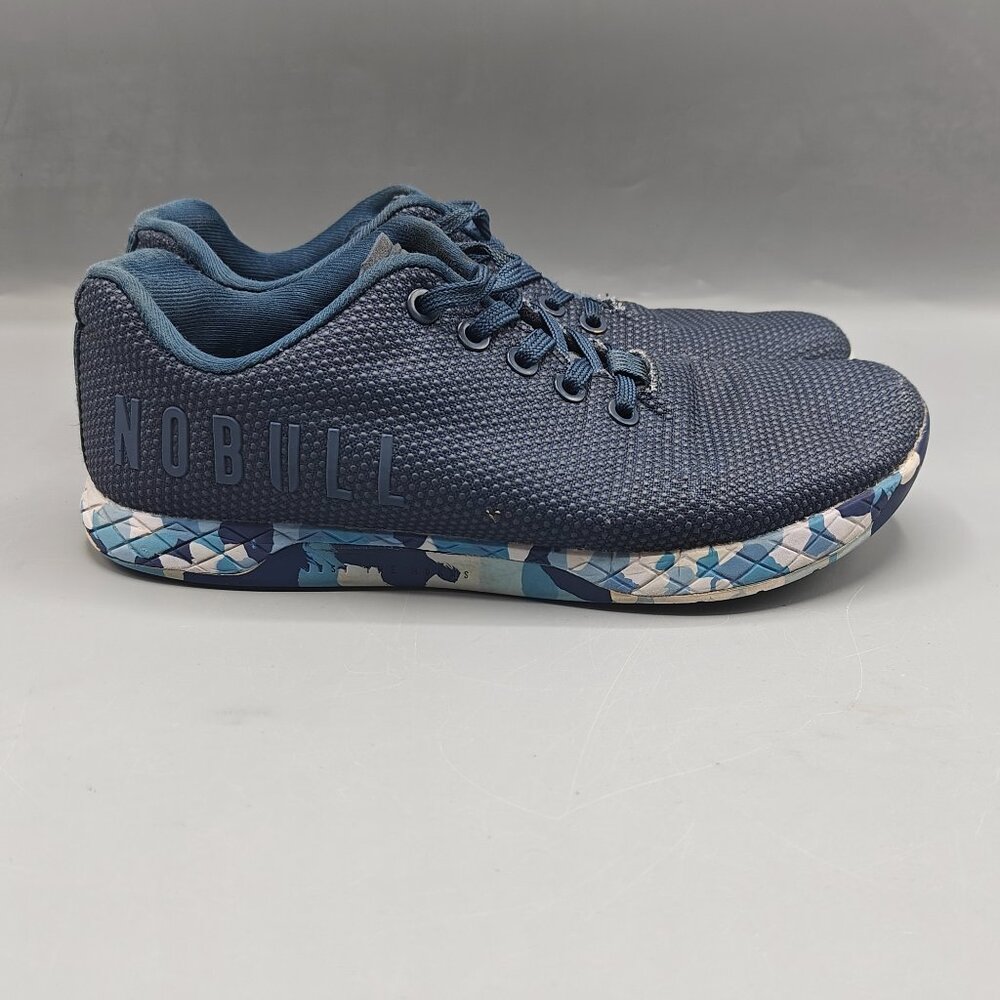 NoBull No Bull Shoes Blue Outwork Trainer CrossFit Athletic Men's 6 Women's 7.5